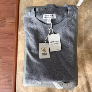 Nordstrom Men's Crewneck Sweater in Gray